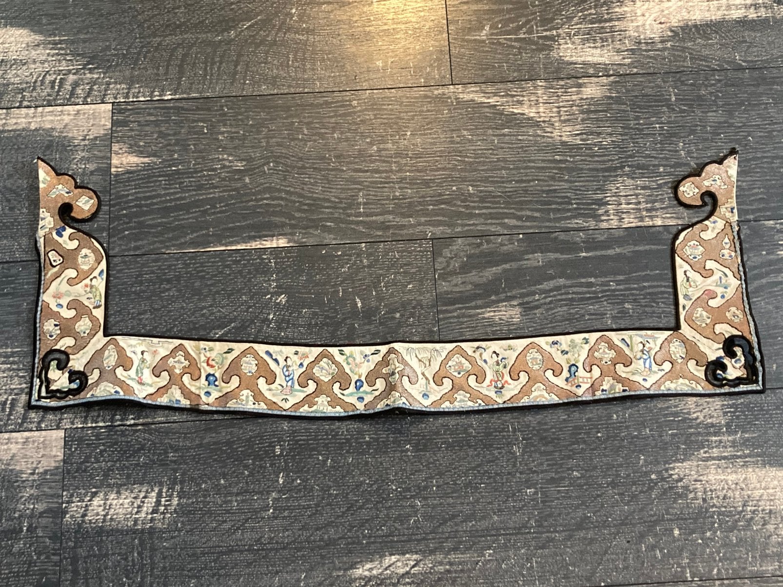 Antiek Chinees borduurwerk (110926), Ophalen of Verzenden