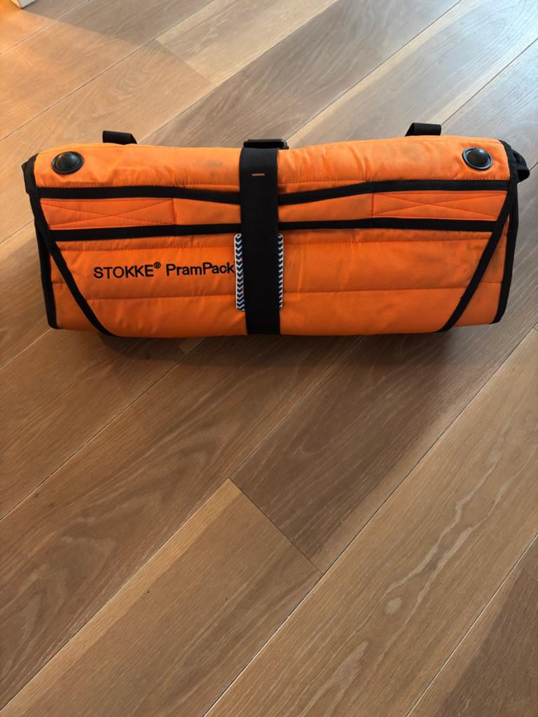 Stokke prampack, 40 tot 60 cm, 30 cm of meer, Gebruikt, Minder dan 35 cm