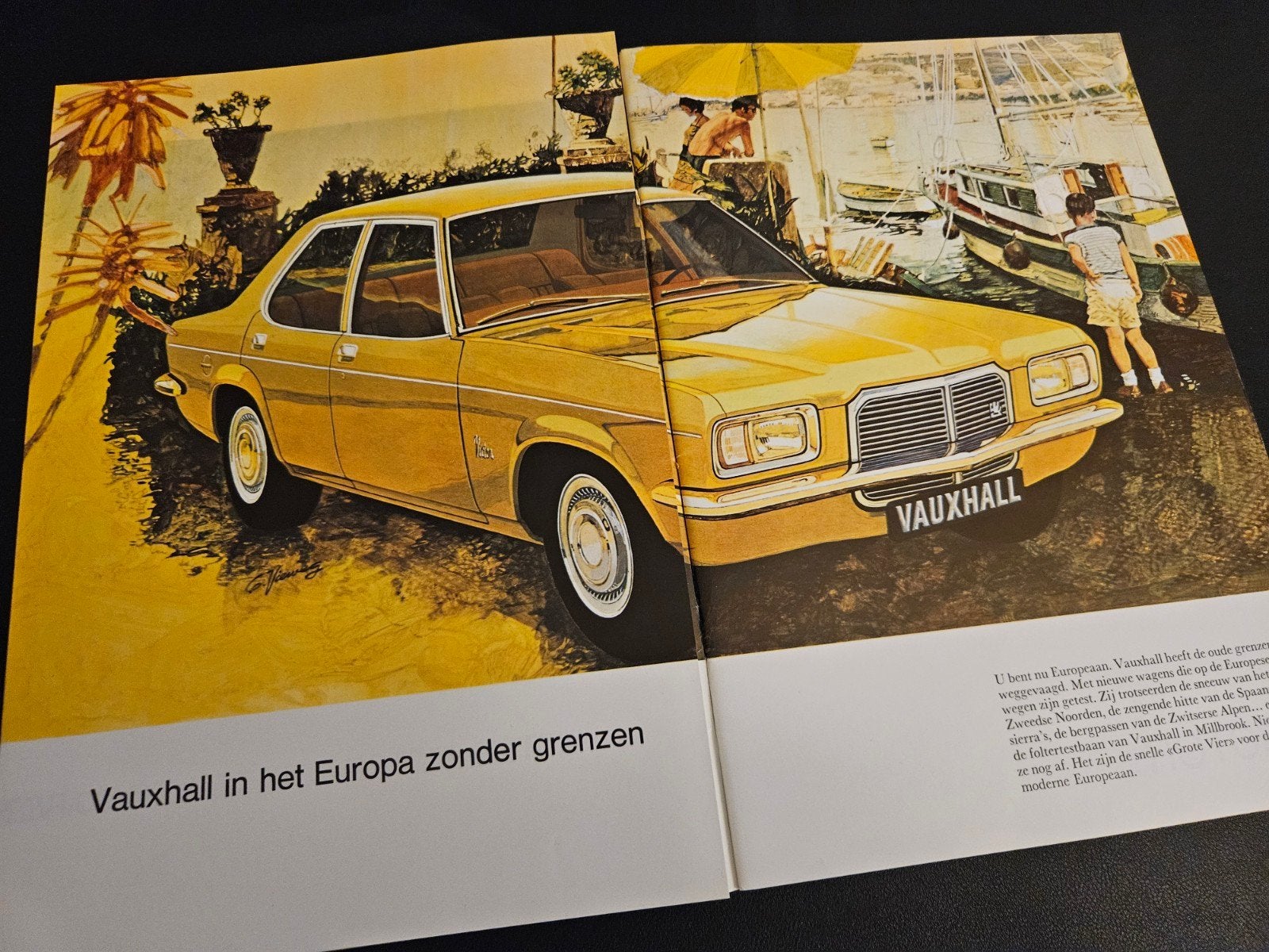 Brochure Vauxhall Victor, VX4/90, Ventora 1972, Ophalen of Verzenden, Zo goed als nieuw, Overige merken