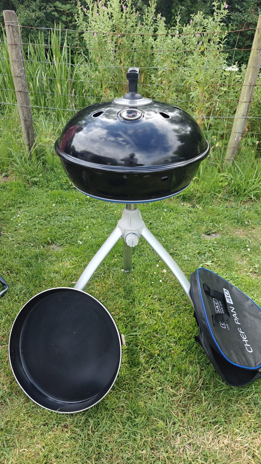 Cada grilli cheff 40 combo gasbarbecue, Caravans en Kamperen, Verzenden, Zo goed als nieuw
