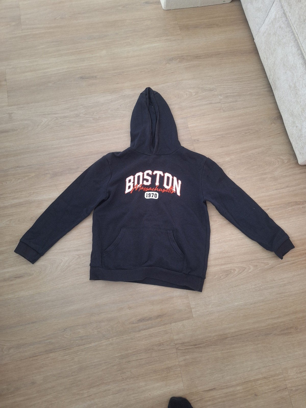 hoodie, Ophalen, Zwart, Overige maten, Gedragen