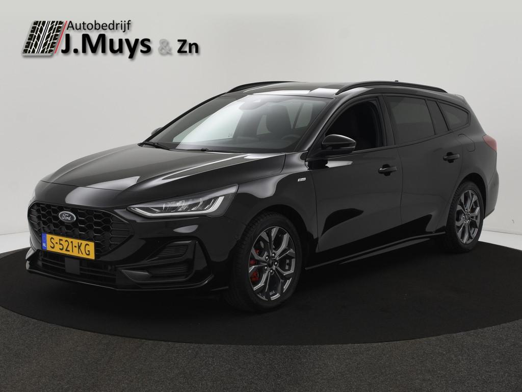 Ford Focus Wagon 1.0 EcoBoost 125PK Hybrid ST Line Style WIN, Gebruikt, Euro 6, Zwart, Origineel Nederlands
