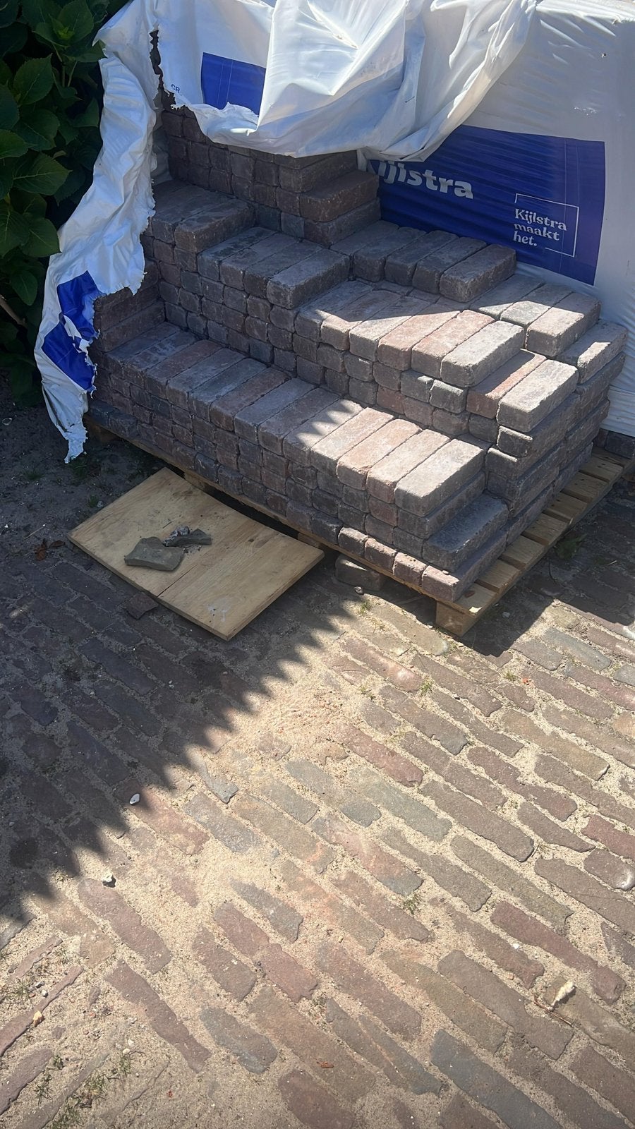 Nieuwe rustieke trommelstenen waalformaat, Klinkers, Nieuw, Ophalen of Verzenden, 10 m² of meer