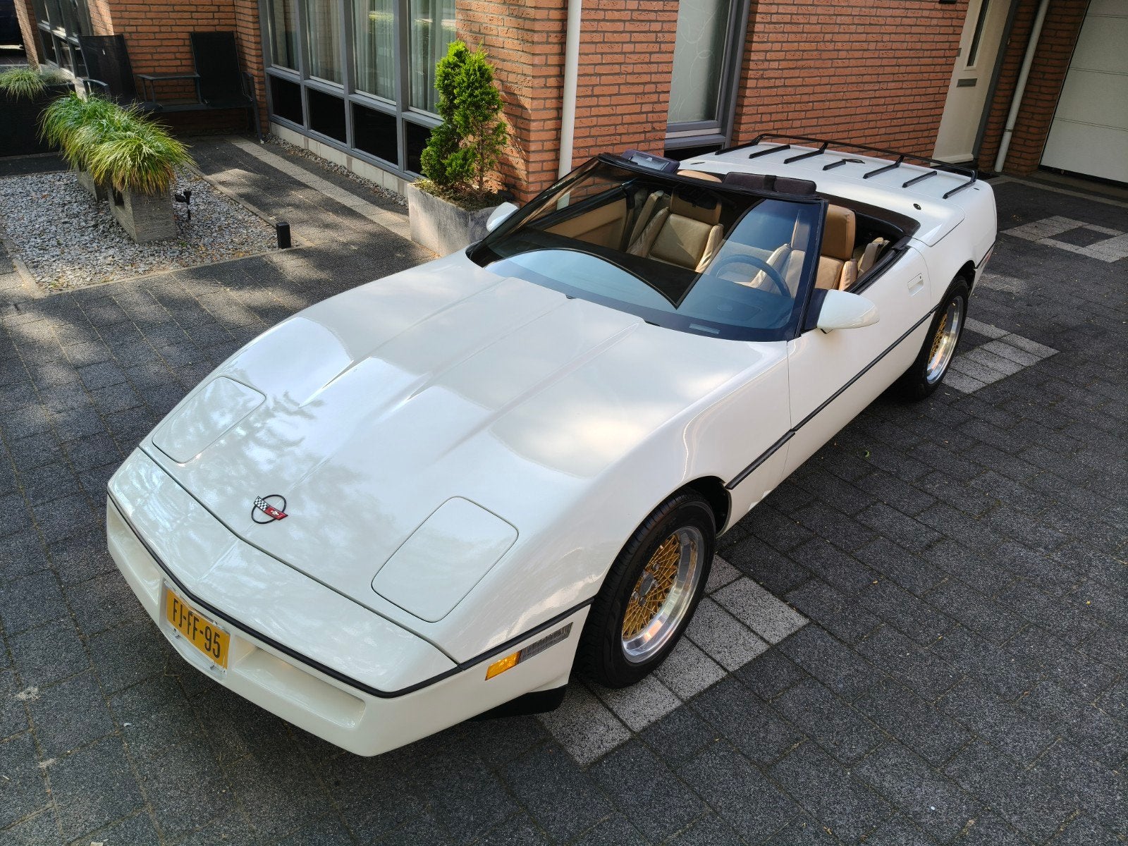 Chevrolet Corvette C4 Convertible 1986 Zeer Mooi Belastingvr, Automaat, Cabriolet, Wit, Leder