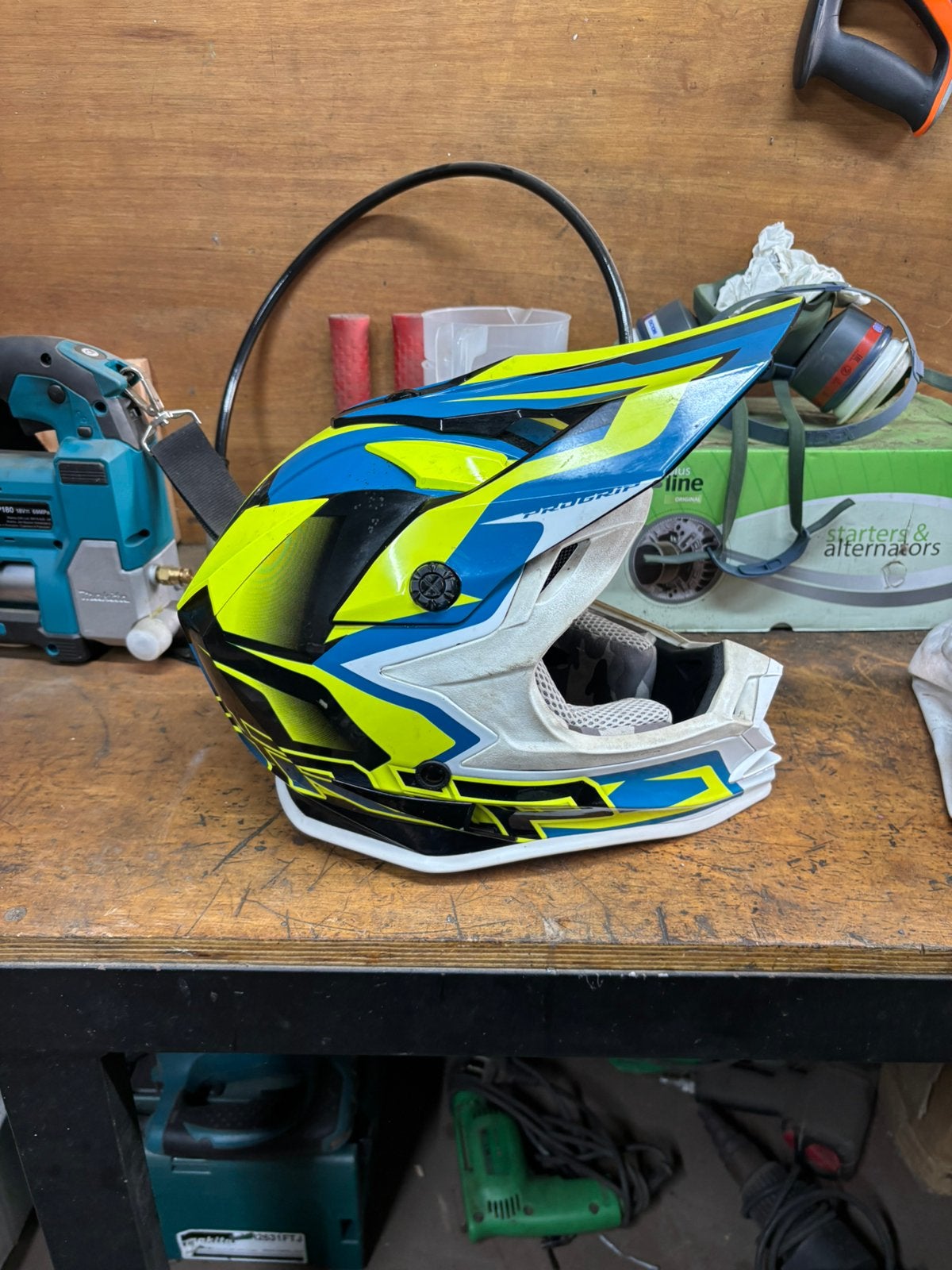 Crosshelm progrip voor kind, Overige merken, XS, Offroadhelm, Ophalen of Verzenden