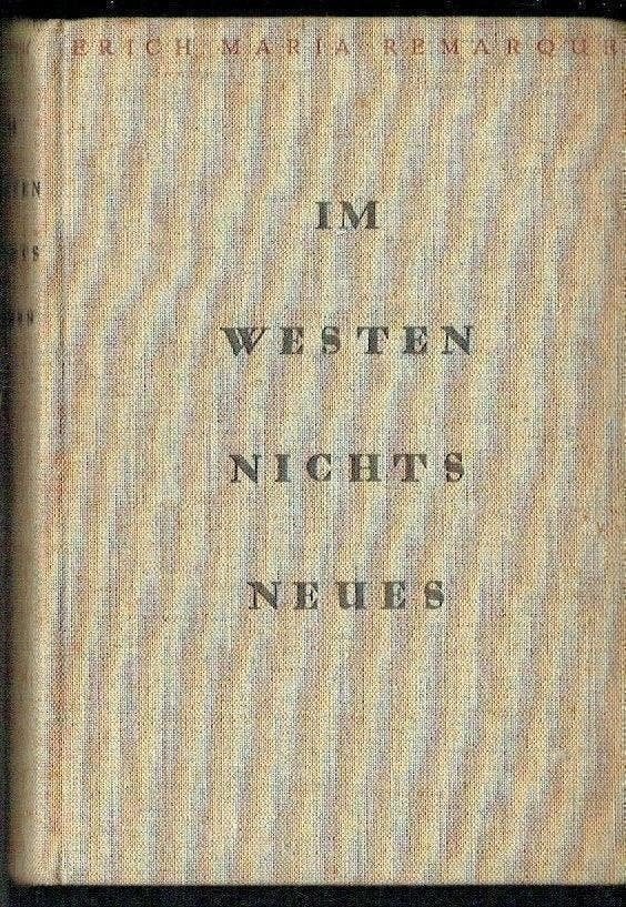Erich Maria Remarque-Im Westen nichts Neues 1929, Boeken, Verzenden, Zo goed als nieuw