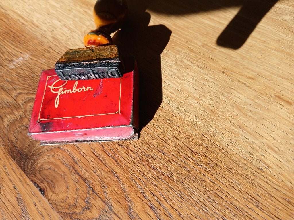 Gimborn stempel en kussen, Ophalen of Verzenden