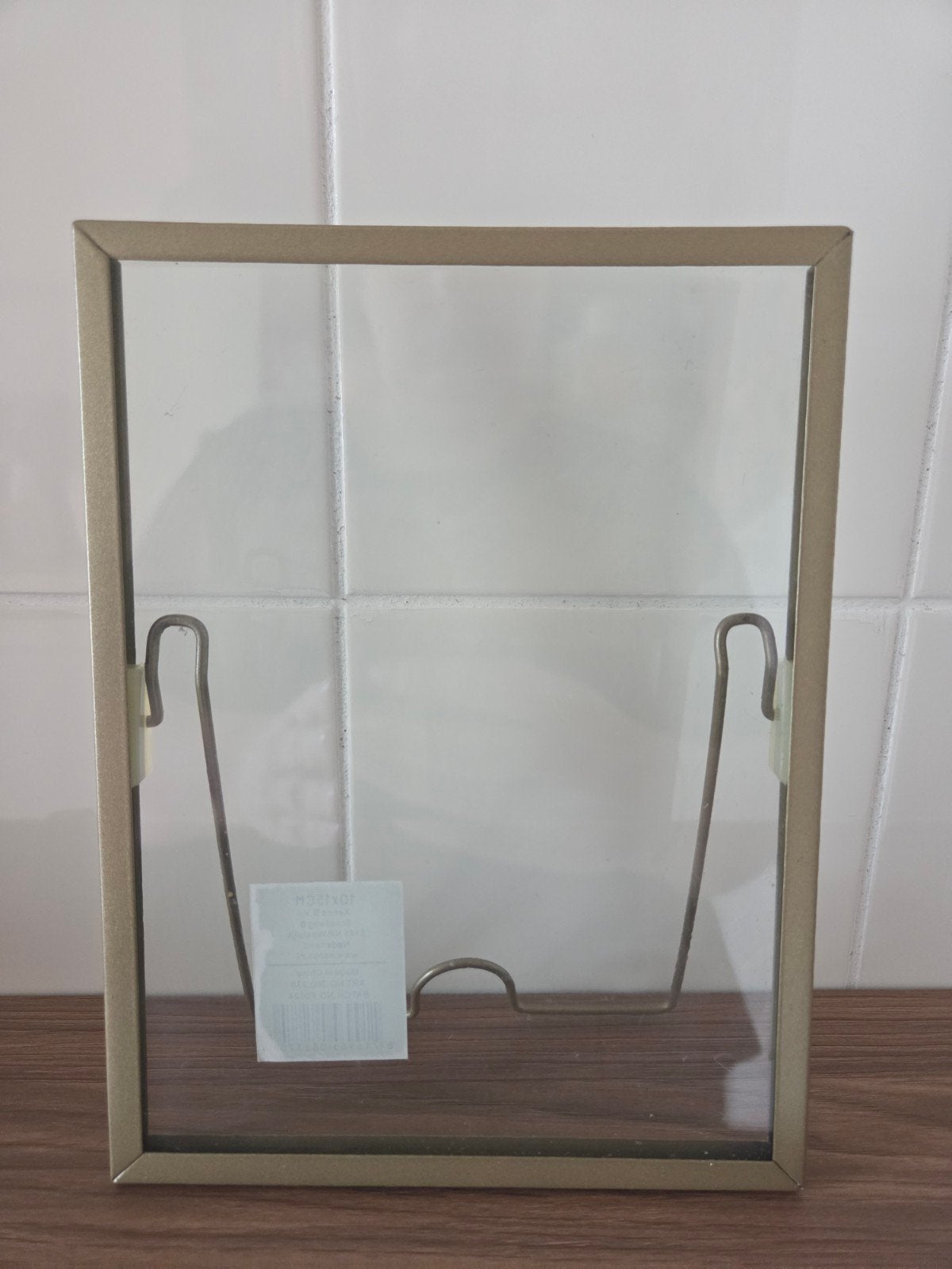 Gouden fotolijst 20x 15 cm, Ophalen of Verzenden, Zo goed als nieuw, Fotolijst, Goud