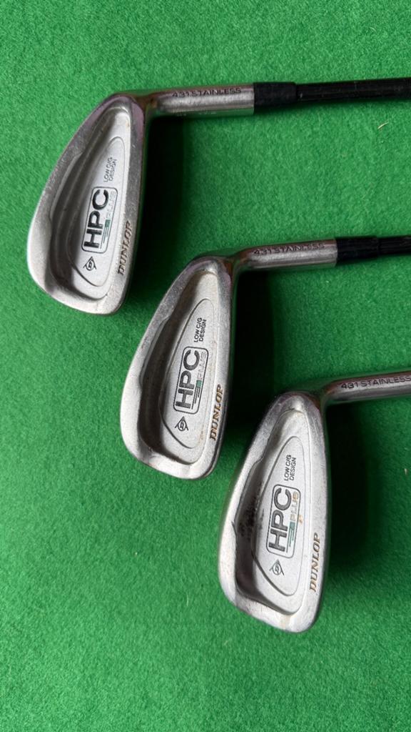 Dunlop HPC Plus Golf IJzers 5 7 9 Rechtshandig, Ophalen of Verzenden, Gebruikt, Set, Overige merken