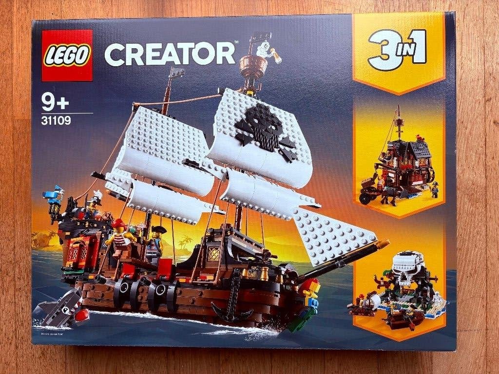 Lego 31109 Piratenschip NIEUW, Kinderen en Baby's, Lego, Inclusief accessoires, Lego, Nieuw
