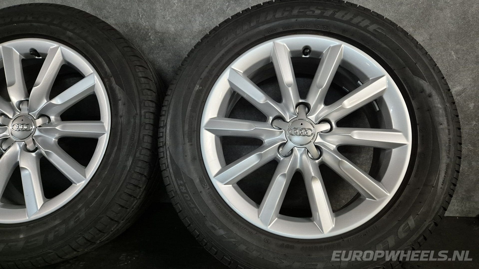 17 inch Audi Q3 velgen S Line Continental zomerbanden, Gebruikt, -, -, Banden en Velgen