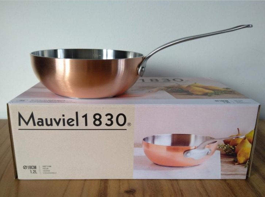 Mauviel Koperen Sauspan / Hapjespan 1.2L 18cm, Ophalen of Verzenden, Nieuw