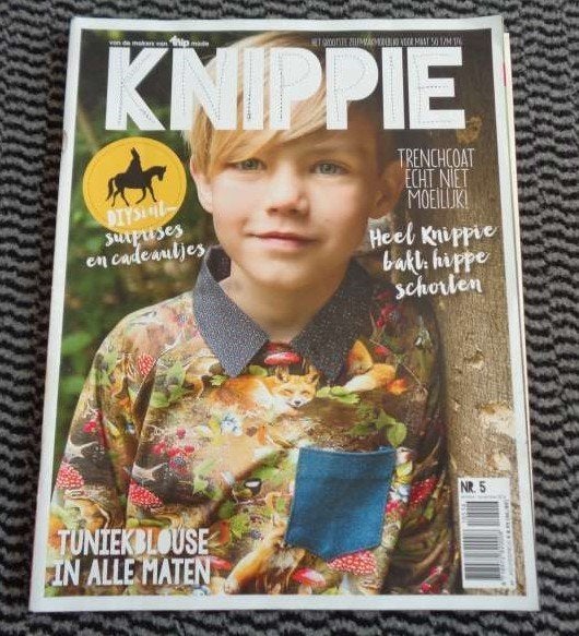 Knippie nr. 5 oktober, november 2016 maat 50 t/m 176, Verzenden, Zo goed als nieuw, Kind, Knippie