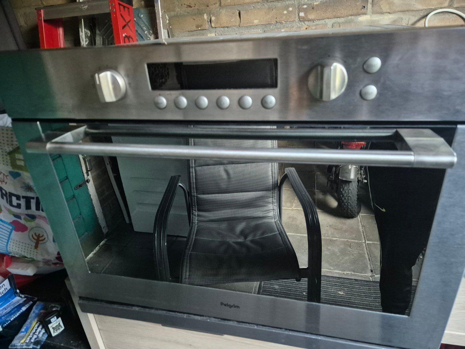 Mooie goed functionerende inbouw combimagnetron te koop., Ophalen