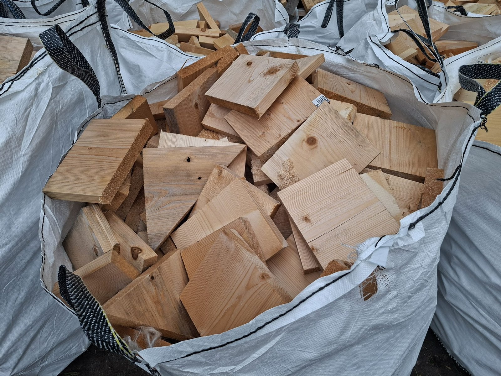 Bigbag brandhout vurenhout 1 kuub, Minder dan 3 m³, Ophalen of Verzenden