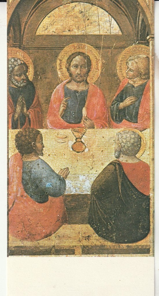 Prent van het Laatste Avondmaal, Ophalen of Verzenden, Gebruikt, Kaart of Prent, Christendom | Katholiek