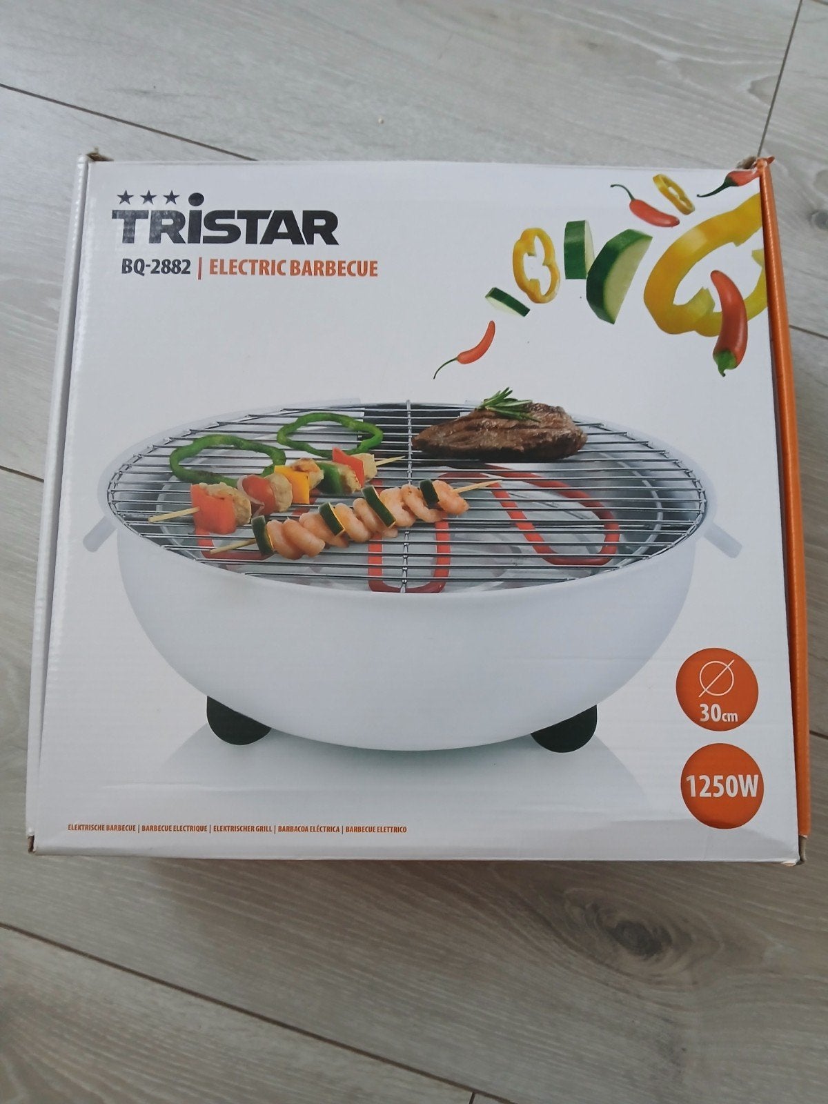 Tristar BQ-2882 elektrische tafel barbecue, Ophalen, Zo goed als nieuw, Tristar