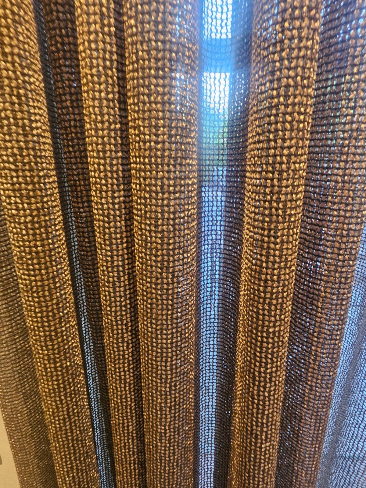 Mooie Inbetween Gordijnen - Lichtdoorlatend en Stijlvol, Ophalen, Overige merken, Bruin, Polyester