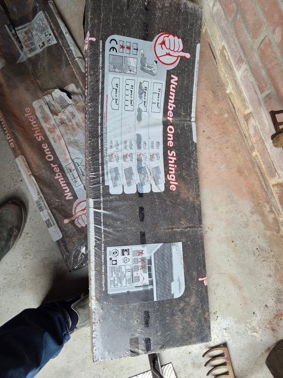 Nieuwe Number One Shingle dakshingles, 3m² per pak, Ophalen, Overige materialen, Zwart, Nieuw