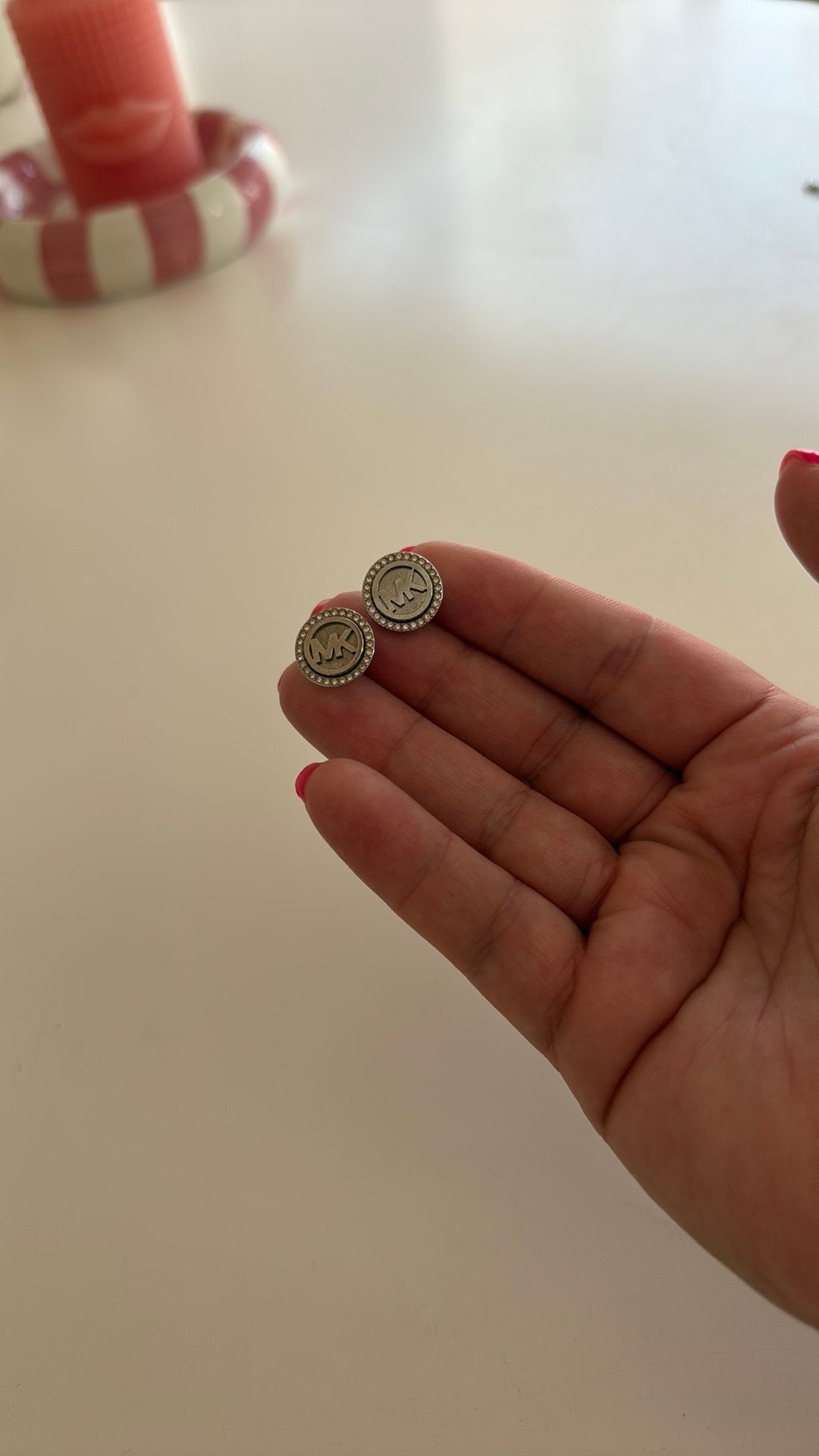 Michael Kors oorbellen, Ophalen, Zo goed als nieuw, Zilver, Dame