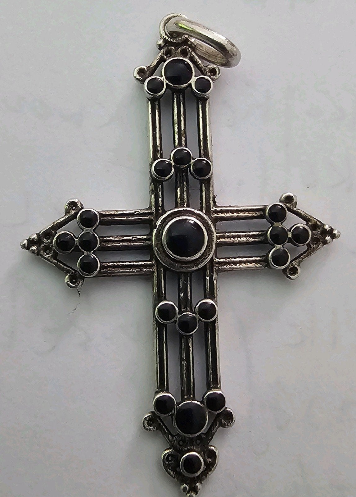 Zilveren kruisje, Sieraden, Tassen en Uiterlijk, Ophalen of Verzenden, Zo goed als nieuw, Kruis of Symbool, Zilver