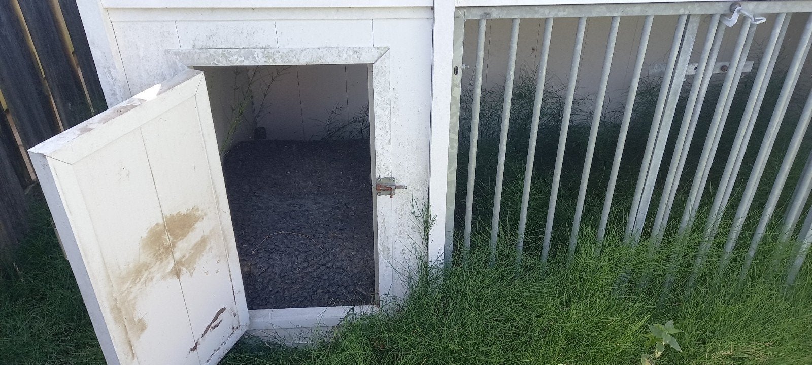 kunststof hondenhok, Dieren en Toebehoren, Hondenhokken, Ophalen, Zo goed als nieuw, 110 cm of meer