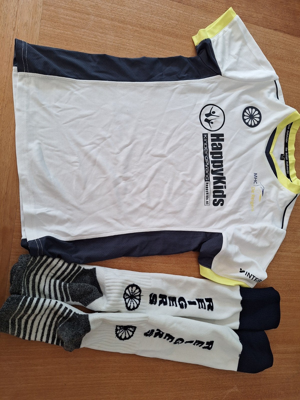 Reigers hockeyshirt (140) en hockeysokken, Ophalen of Verzenden, Gebruikt, The Indian Maharadja, Jongen