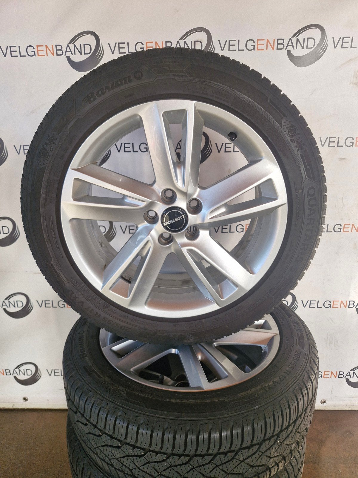 Winterset Seat Arona KJ7 5x100 205 55 17 57,1 winterbanden, Gebruikt, ., Banden en Velgen, 17 inch