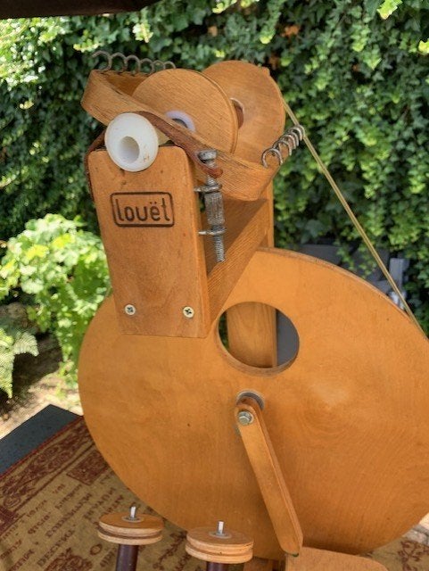 LOUET S 10 SPINNEWIEL, Ophalen of Verzenden, Zo goed als nieuw, Spinnewiel