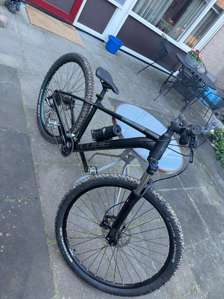 CUBE aim race mountainbike 2x8 versnellingen, Fietsen en Brommers, Overige merken, Gebruikt, Hardtail, Heren