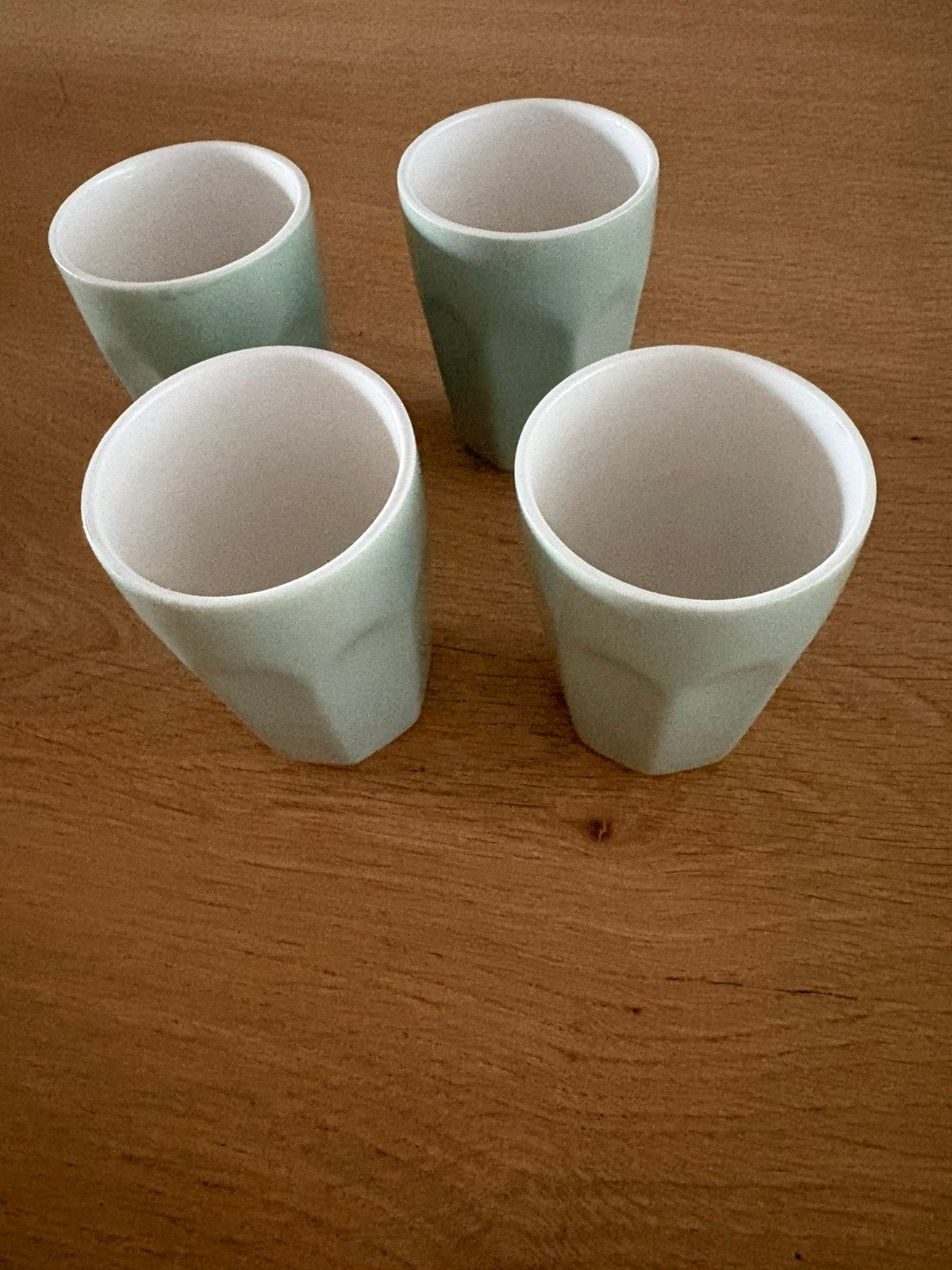 4 nieuwe koffie kopjes, gekocht bij de blokker, Overige materialen, Nieuw, Ophalen of Verzenden, Overige stijlen