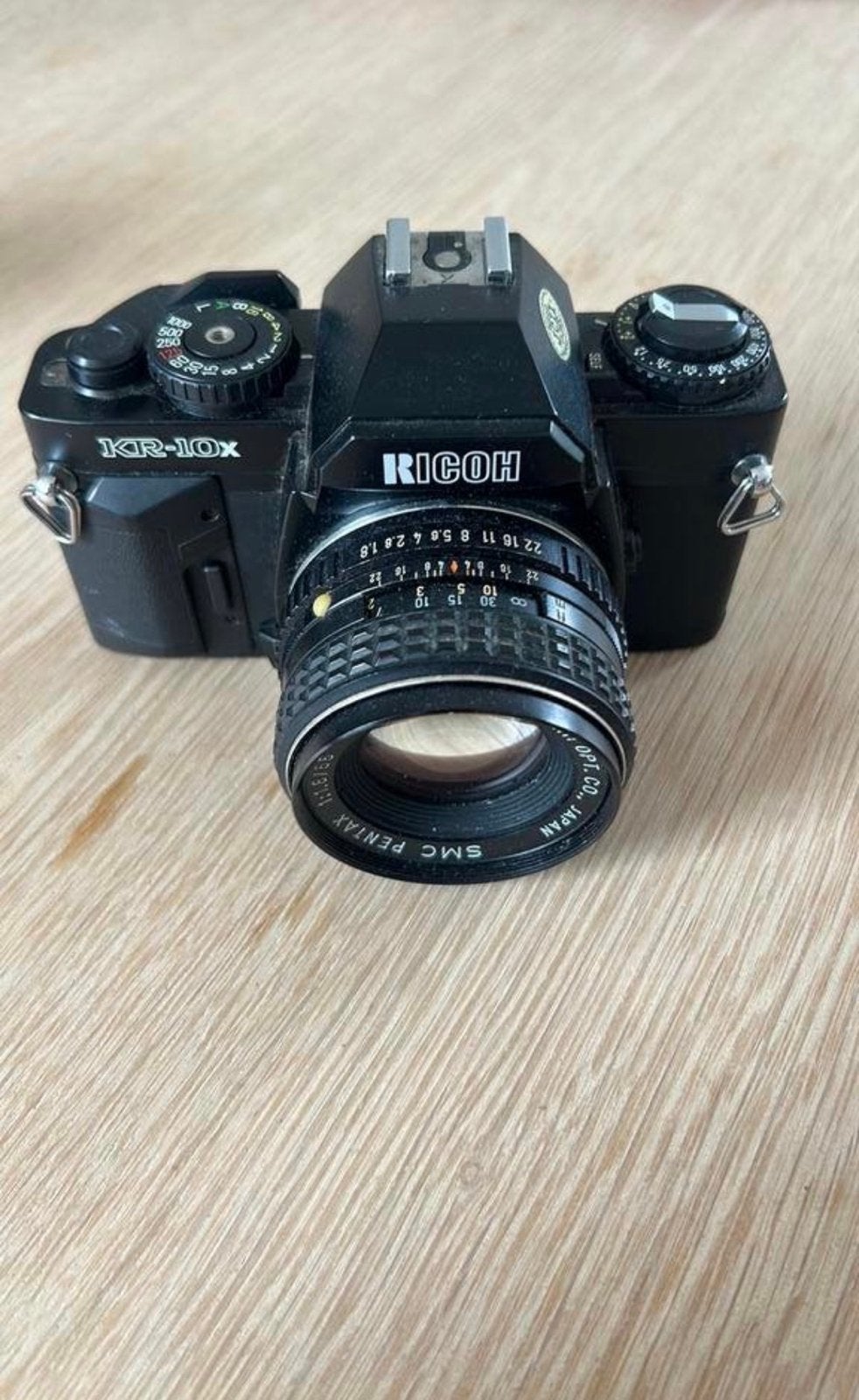 Ricoh KR-10x SLR camera met Pentax Asahi SMC 55mm f/1.8 lens, Ophalen of Verzenden, Gebruikt, Spiegelreflex, Overige Merken
