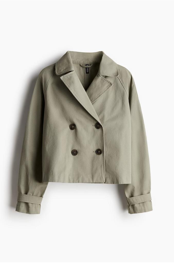 Korte Trenchcoat kaki, Verzenden, Nieuw, Maat 46/48 (XL) of groter, Overige kleuren