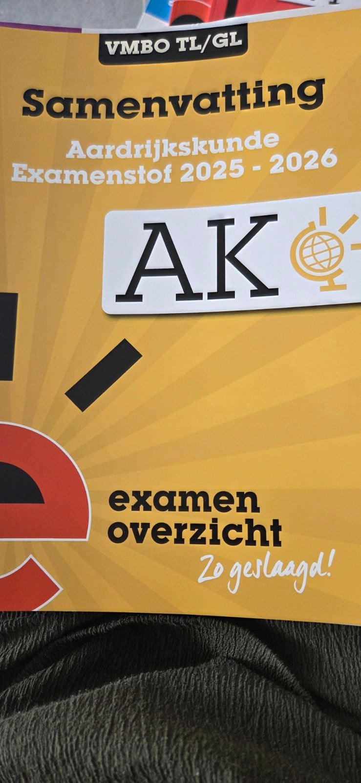 Samenvatting Aardrijkskunde Examenstof VMBO TL/GL 2025-2026, Ophalen of Verzenden, Zo goed als nieuw, VMBO, Aardrijkskunde