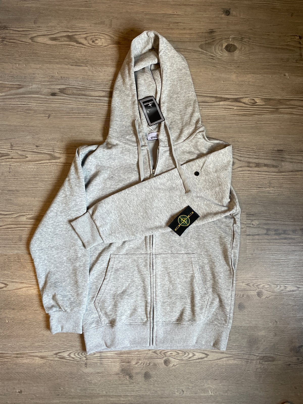 Stone Island Hoodie Grijs - Nieuw met labels, Ophalen of Verzenden, Nieuw