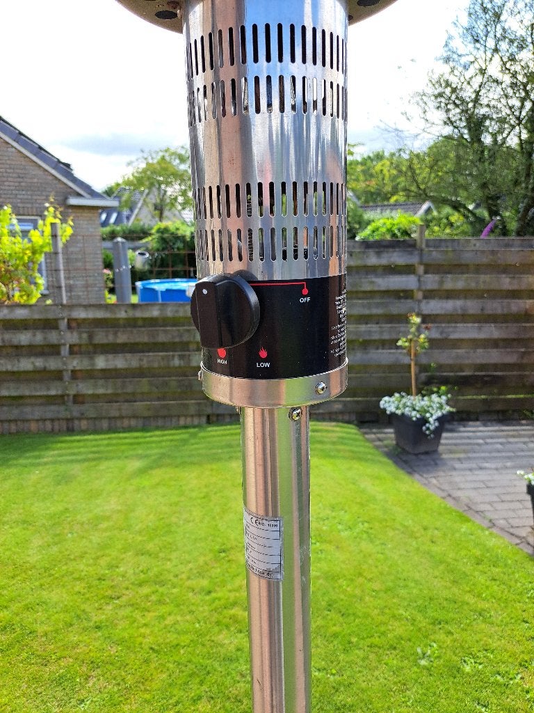 Patio terrasheater op gas, Tuin en Terras, Terrasverwarmers, Ophalen, Gebruikt, Gas