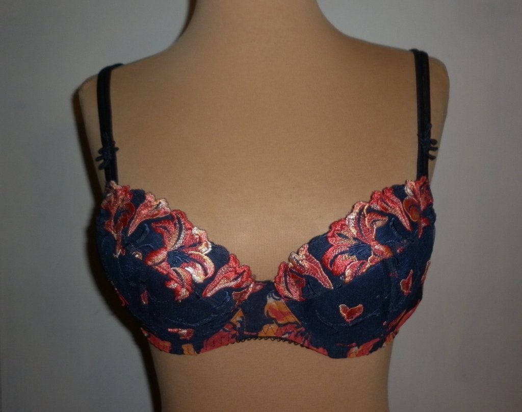 beugelBH maat 85B merk:  Aubade , Onbekend, Verzenden, Blauw, BH