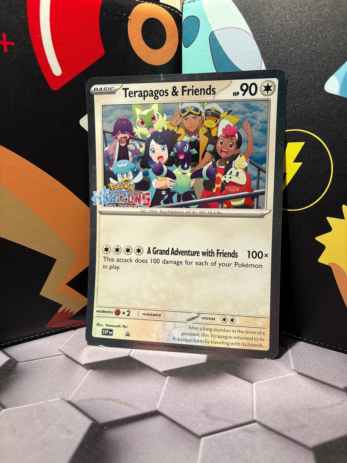 Terápagos & Friends Pokémon kaart - XL - Near Mint/Mint, Ophalen of Verzenden, Zo goed als nieuw, Losse kaart