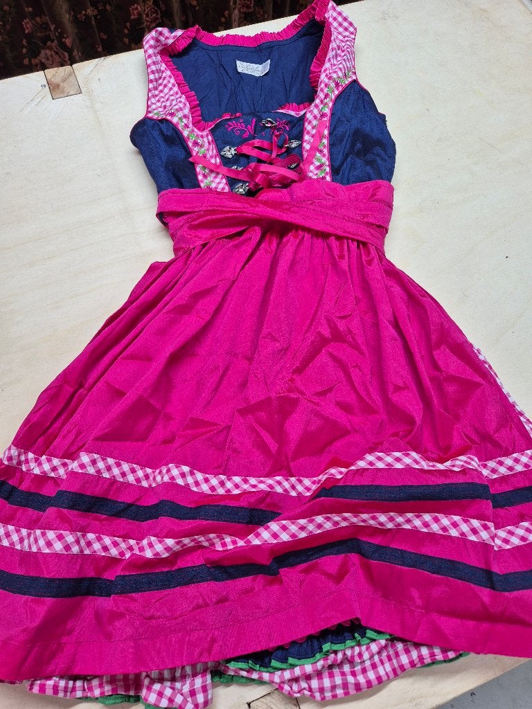 Dirndl oktoberfeest, origineel, maat 42, Maat 42/44 (L), Ophalen of Verzenden, Kleding, Overige thema's