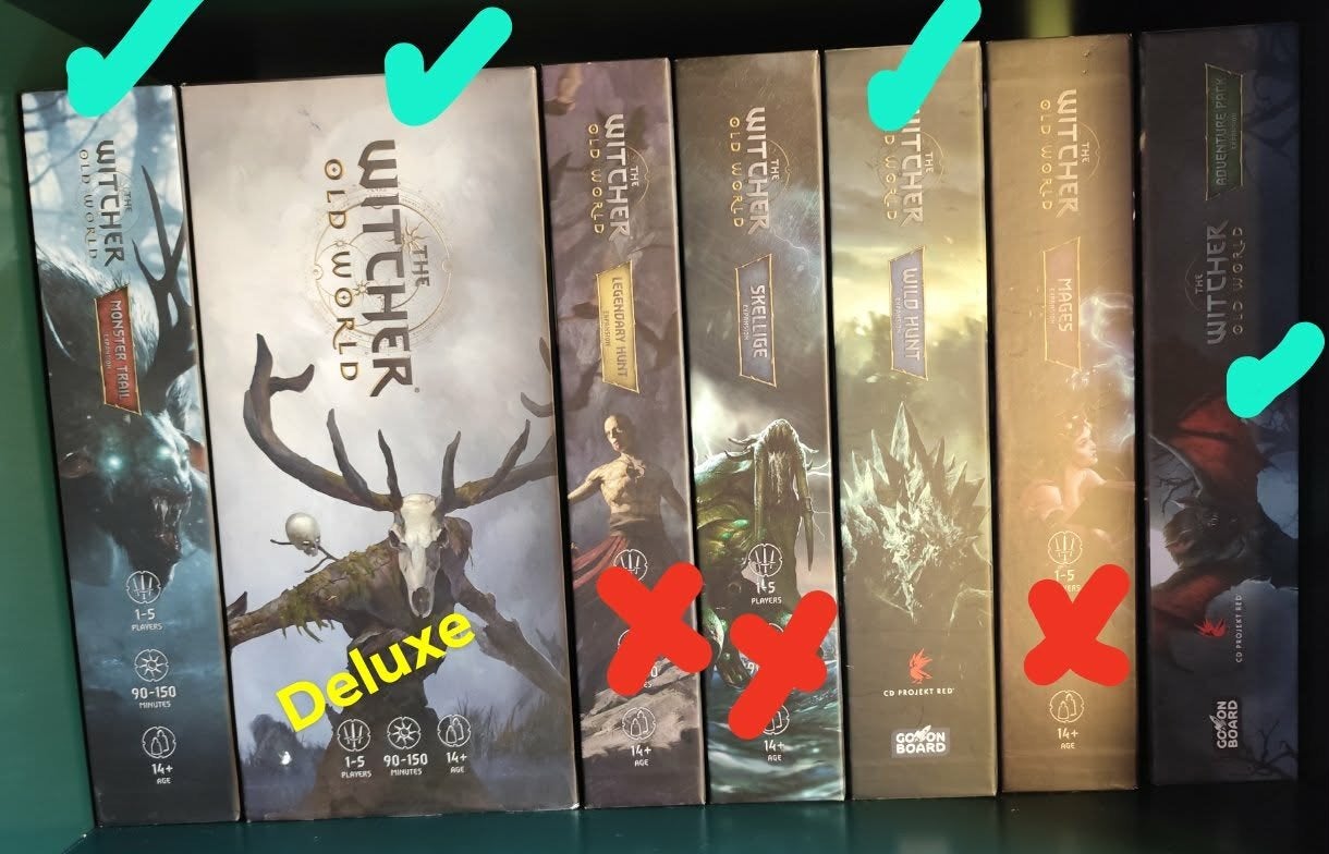 Witcher Old world board game, Ophalen of Verzenden, Zo goed als nieuw