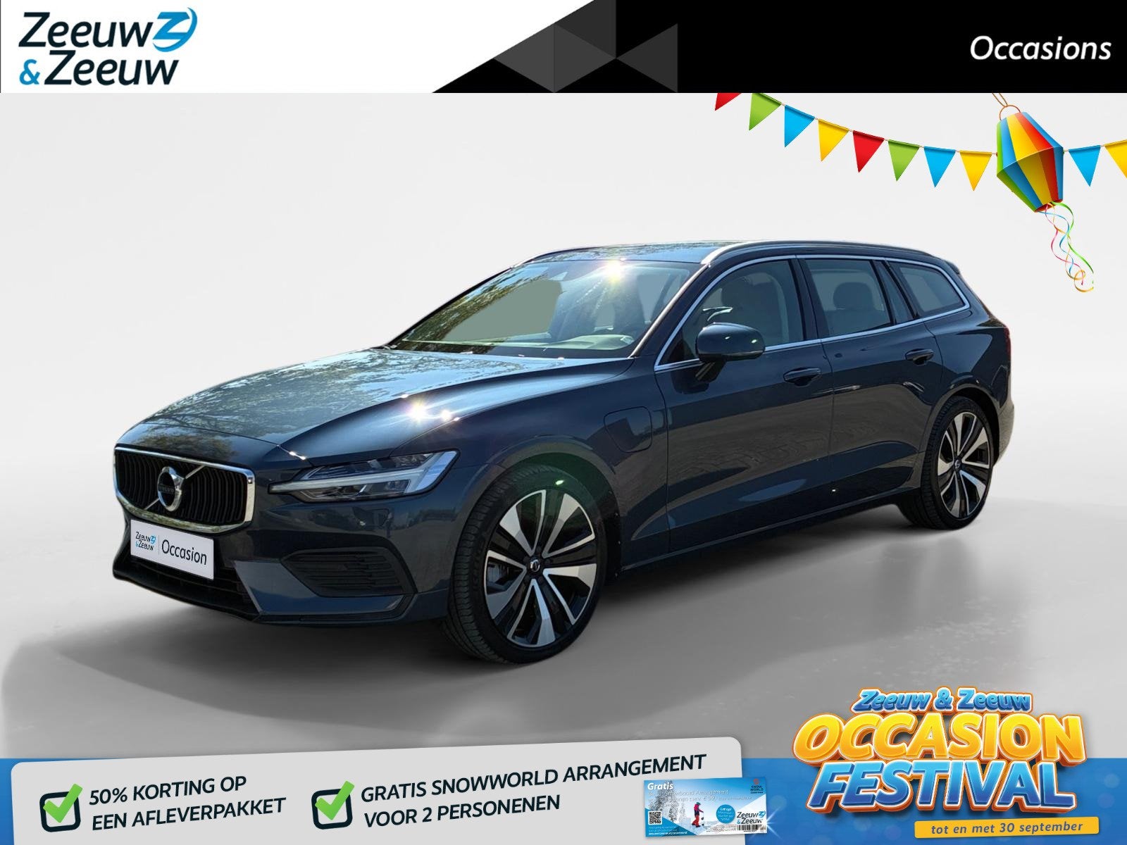 Volvo V60 2.0 T6 Twin Engine AWD R-Design, Gebruikt, Euro 6, 4 cilinders, 340 pk
