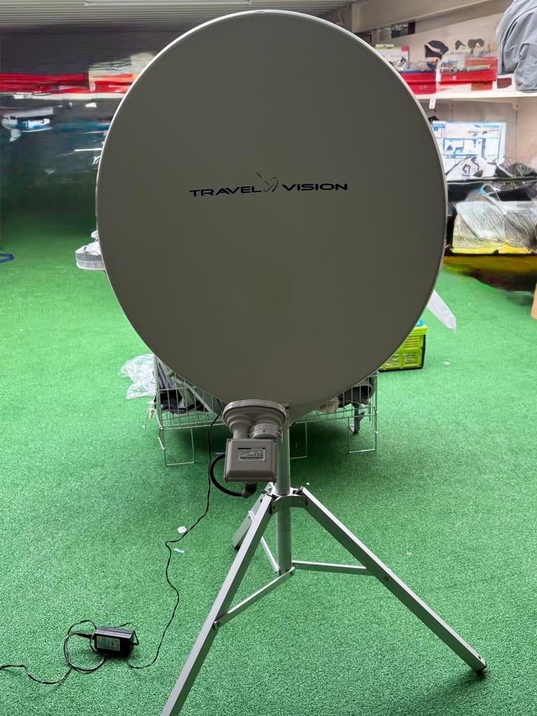 Travelvision R7 automatische schotel 65 cm, Ophalen, Gebruikt, Travelvision, Travelvision