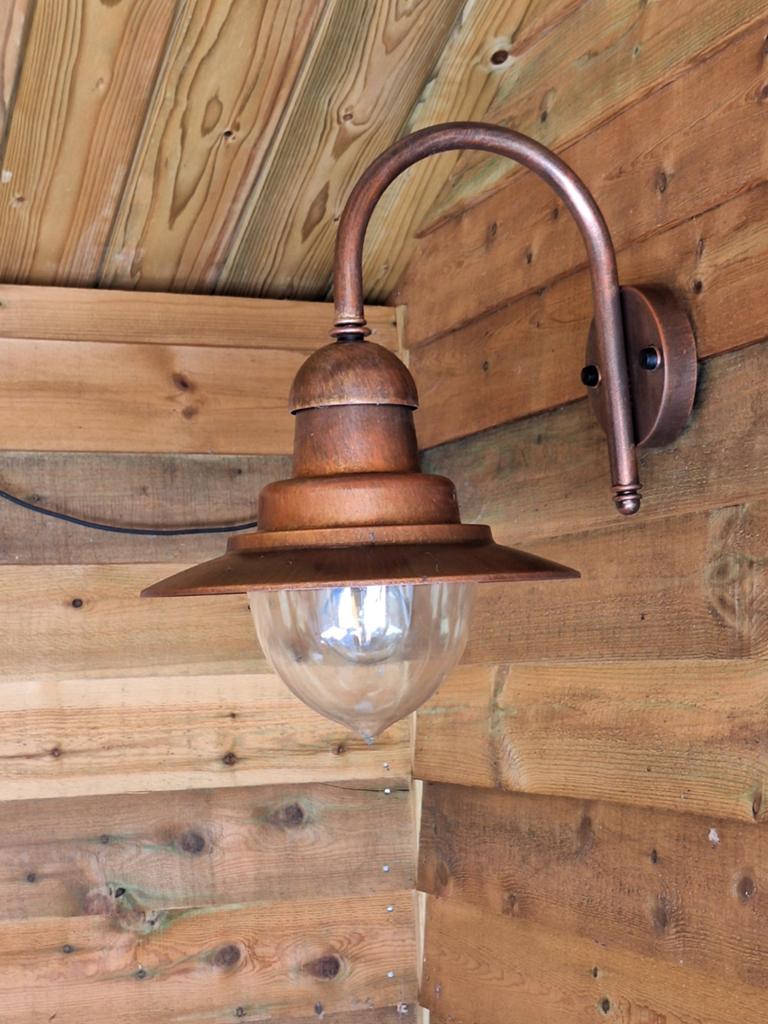 Philips buitenlamp raindrop brons zgan, Ophalen of Verzenden, Zo goed als nieuw, Klassiek, Rustiek, Nostalgisch