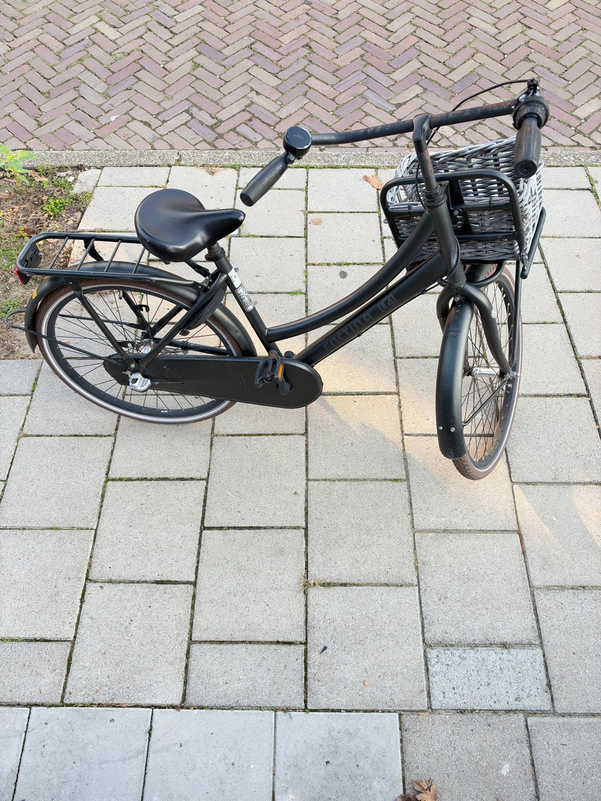 Cortina U4 Transportfiets - Zwart, Ophalen of Verzenden, Zo goed als nieuw, 24 inch, Versnellingen