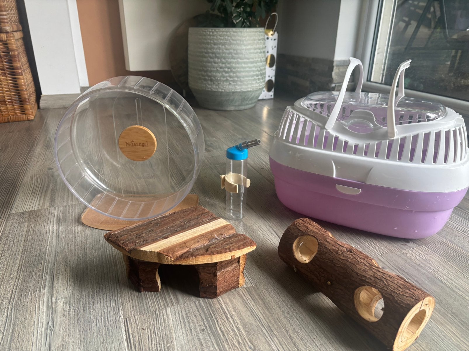 Complete hamsterbenodigdheden zgan kort gebruikt, Dieren en Toebehoren, Ophalen, Zo goed als nieuw, Overige typen