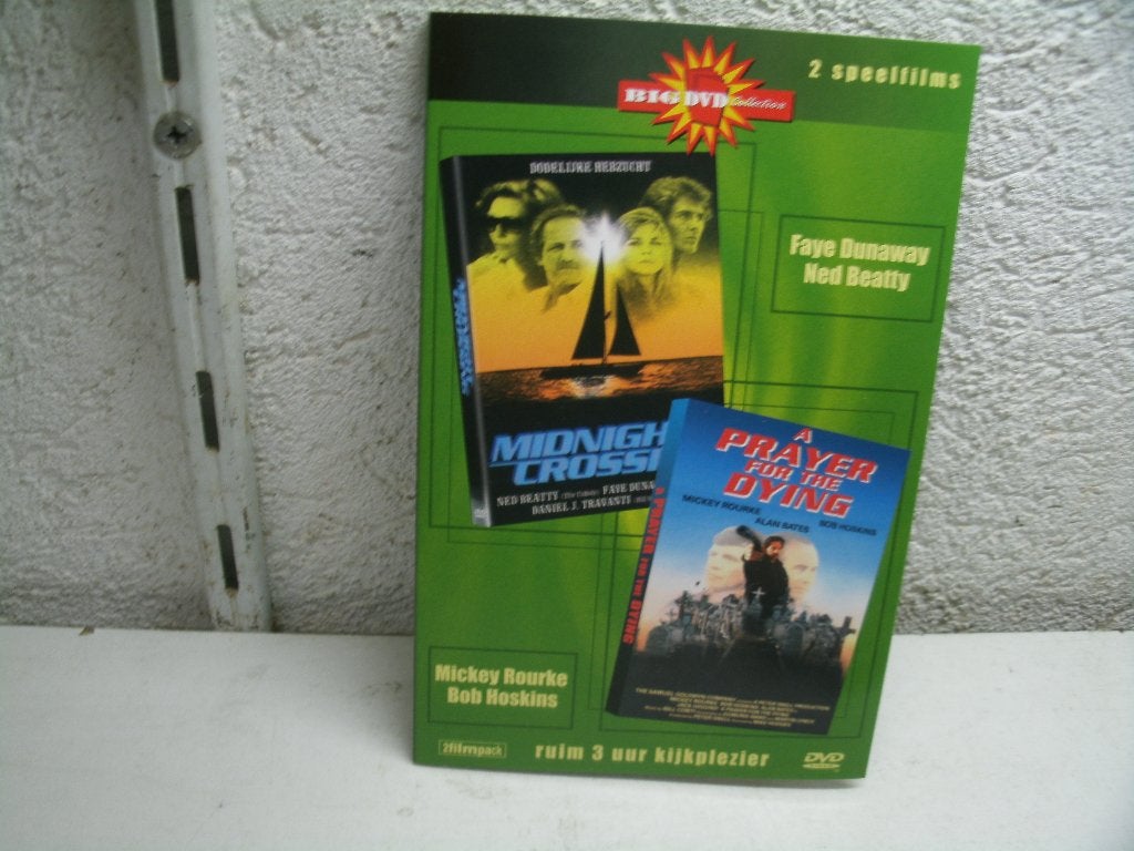 dvd 187b midnight crossing & a prayer fort he dying, Vanaf 16 jaar, Ophalen of Verzenden, Zo goed als nieuw