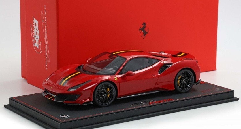 Ferrari 488 Pista Rood 1:18 P18145A7 BBR PRE-ORDER, Ophalen of Verzenden, Nieuw, Auto, Overige merken