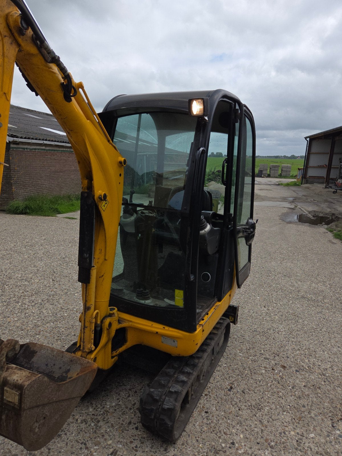 Jcb minikraan 1,5 ton, Ophalen, Graafmachine