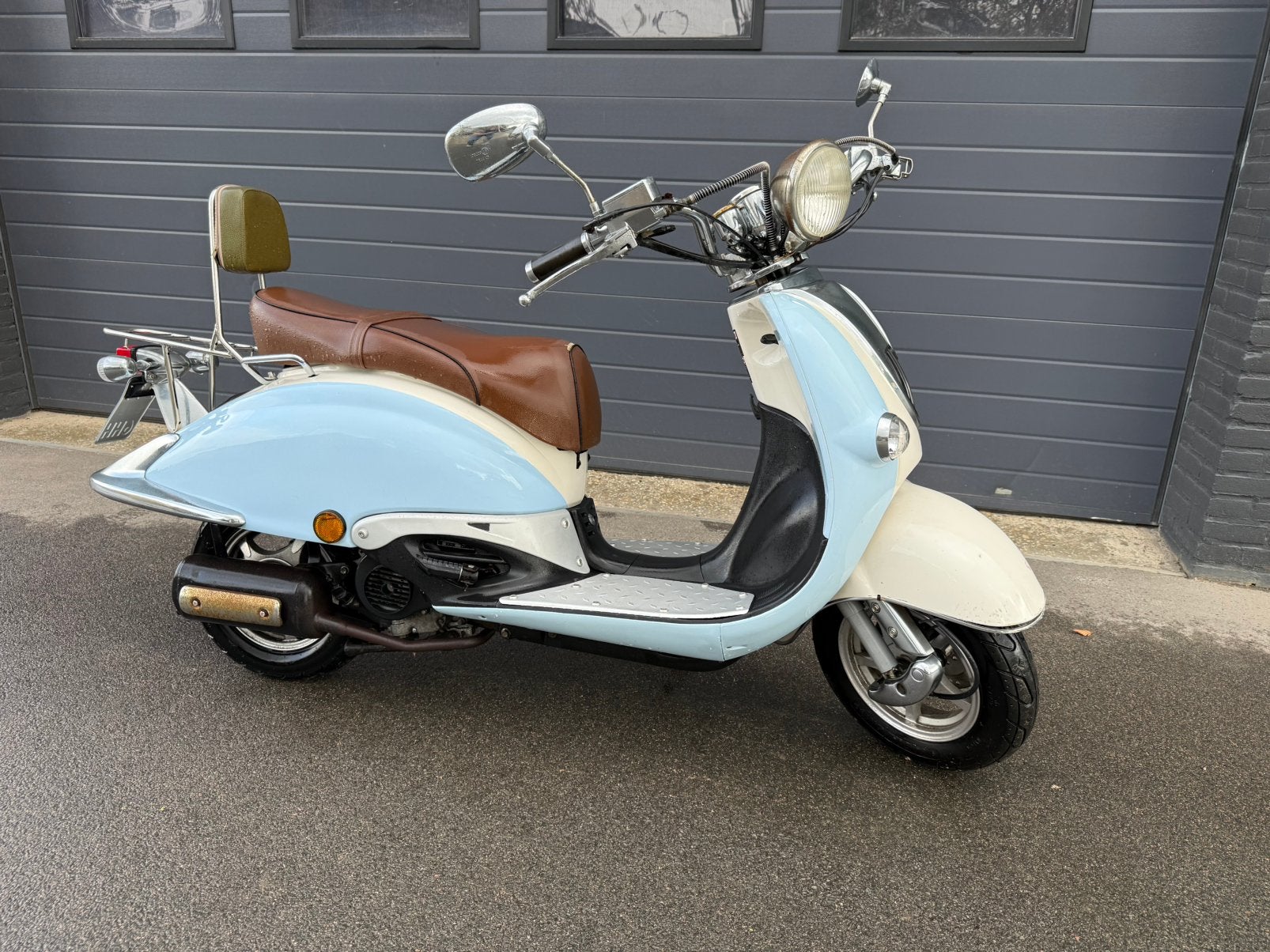 Znen scooter blauw kenteken, Fietsen en Brommers, Ophalen of Verzenden, Zo goed als nieuw, Benzine