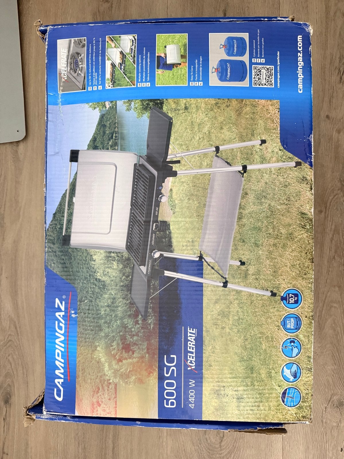 Campingaz Xcelerate 600 SG Gasbarbecue, Caravans en Kamperen, Ophalen, Gebruikt